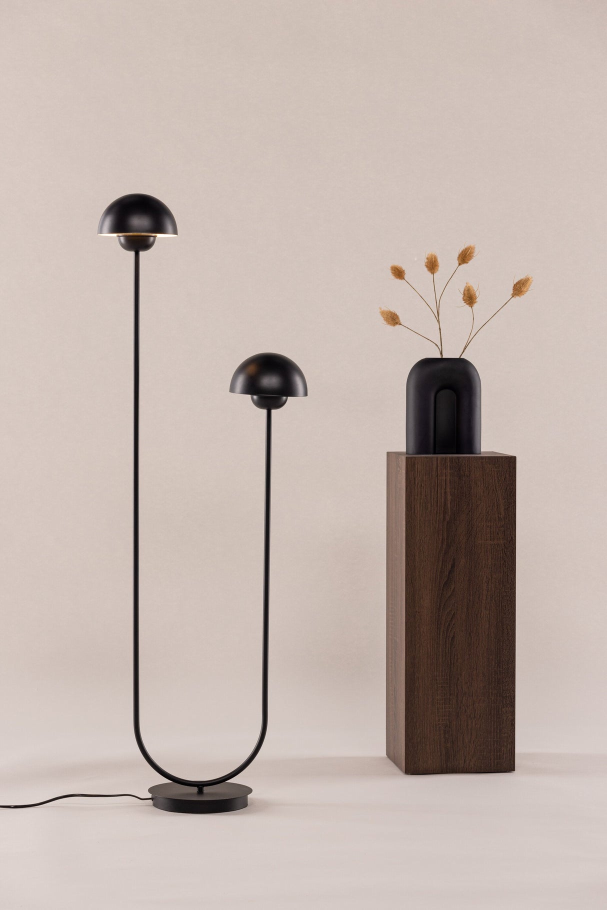 Lyckorna Stehlampe - schwarz/Eisen - Stehlampen - ALVAHOME
