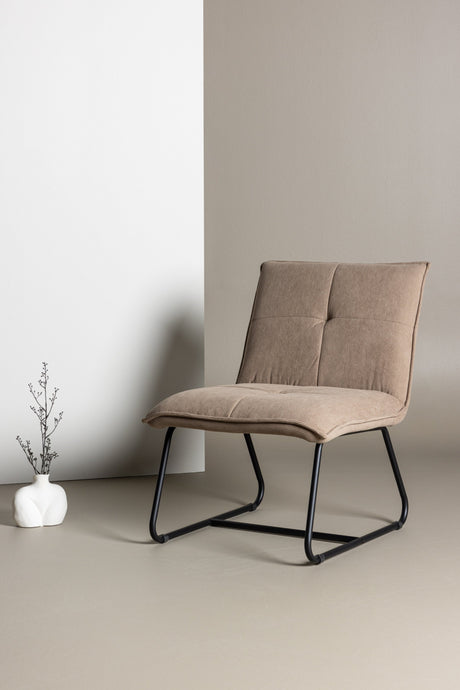 Madison Lounge - Stuhl - braun/Polyester - Lounge - Stühle - ALVAHOME