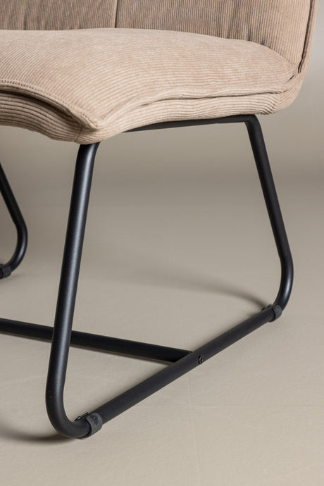 Madison Lounge - Stuhl - braun/Polyester - Lounge - Stühle - ALVAHOME