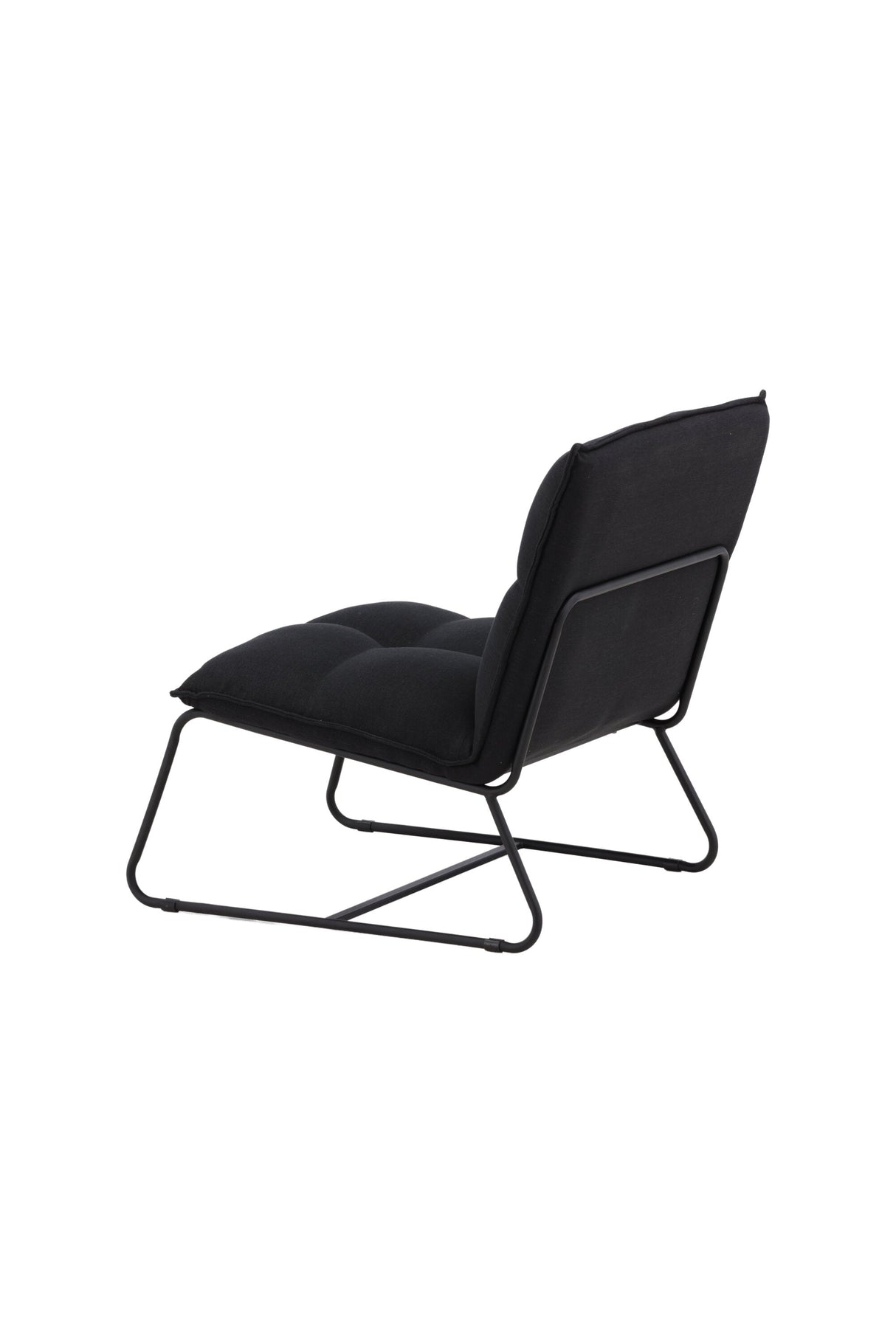 Madison Lounge - Stuhl - schwarz/Stahl - Lounge - Stühle - ALVAHOME