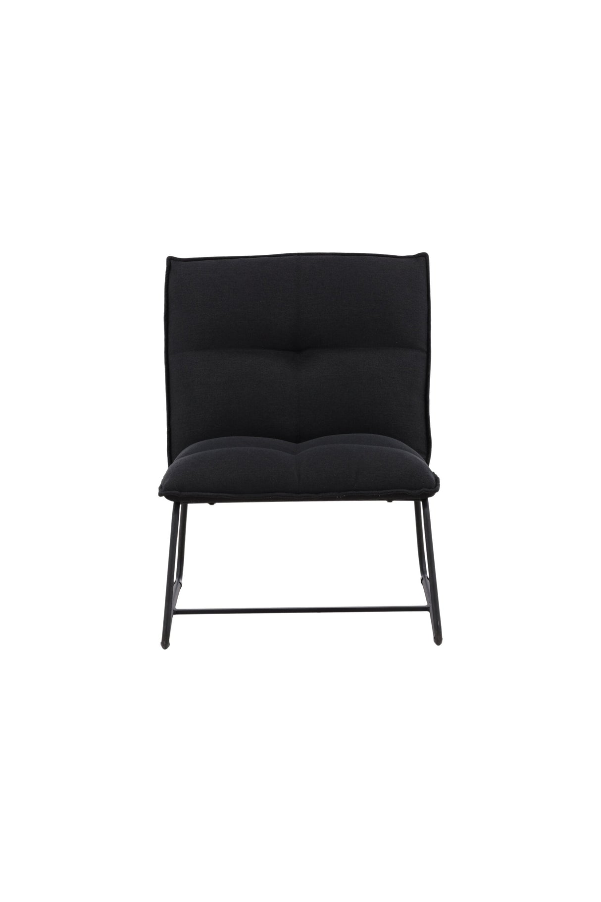 Madison Lounge - Stuhl - schwarz/Stahl - Lounge - Stühle - ALVAHOME