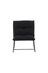 Madison Lounge - Stuhl - schwarz/Stahl - Lounge - Stühle - ALVAHOME