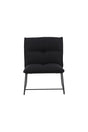 Madison Lounge - Stuhl - schwarz/Stahl - Lounge - Stühle - ALVAHOME