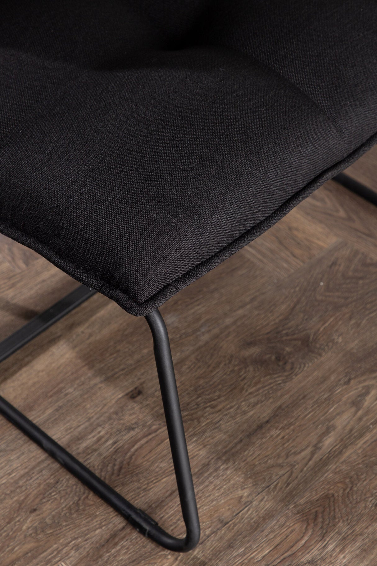 Madison Lounge - Stuhl - schwarz/Stahl - Lounge - Stühle - ALVAHOME