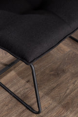 Madison Lounge - Stuhl - schwarz/Stahl - Lounge - Stühle - ALVAHOME