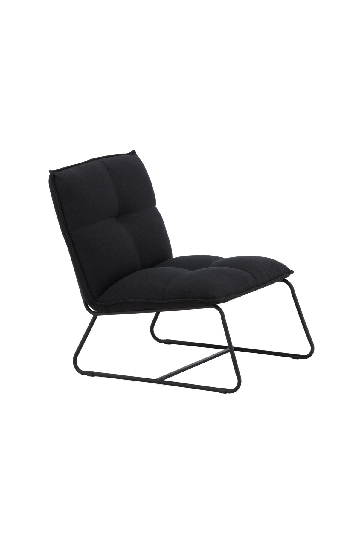 Madison Lounge - Stuhl - schwarz/Stahl - Lounge - Stühle - ALVAHOME