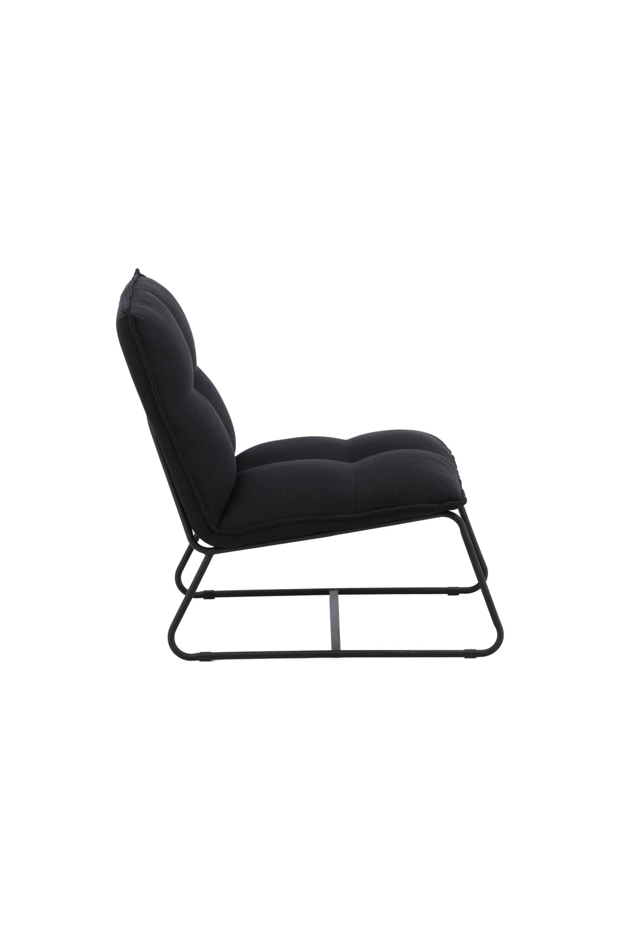 Madison Lounge - Stuhl - schwarz/Stahl - Lounge - Stühle - ALVAHOME