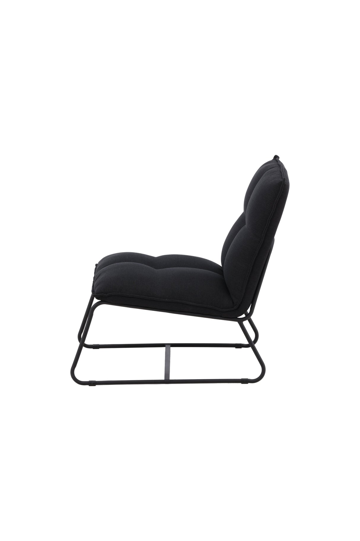 Madison Lounge - Stuhl - schwarz/Stahl - Lounge - Stühle - ALVAHOME