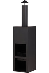 Makarima Feuerkorb - schwarz/Stahl - Feuerkörbe - ALVAHOME