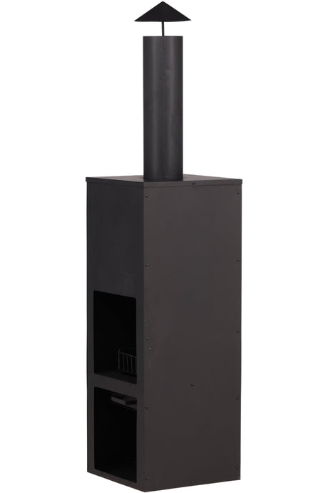 Makarima Feuerkorb - schwarz/Stahl - Feuerkörbe - ALVAHOME