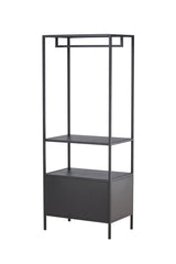 Malibu Kleiderständer - schwarz/Stahl - Kleiderständer - ALVAHOME