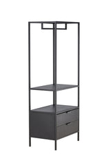 Malibu Kleiderständer - schwarz/Stahl - Kleiderständer - ALVAHOME