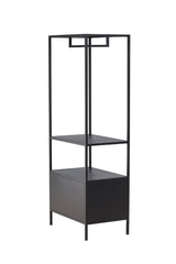 Malibu Kleiderständer - schwarz/Stahl - Kleiderständer - ALVAHOME