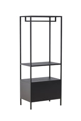 Malibu Kleiderständer - schwarz/Stahl - Kleiderständer - ALVAHOME