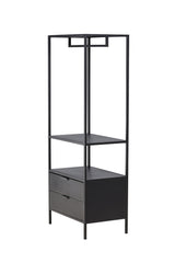 Malibu Kleiderständer - schwarz/Stahl - Kleiderständer - ALVAHOME