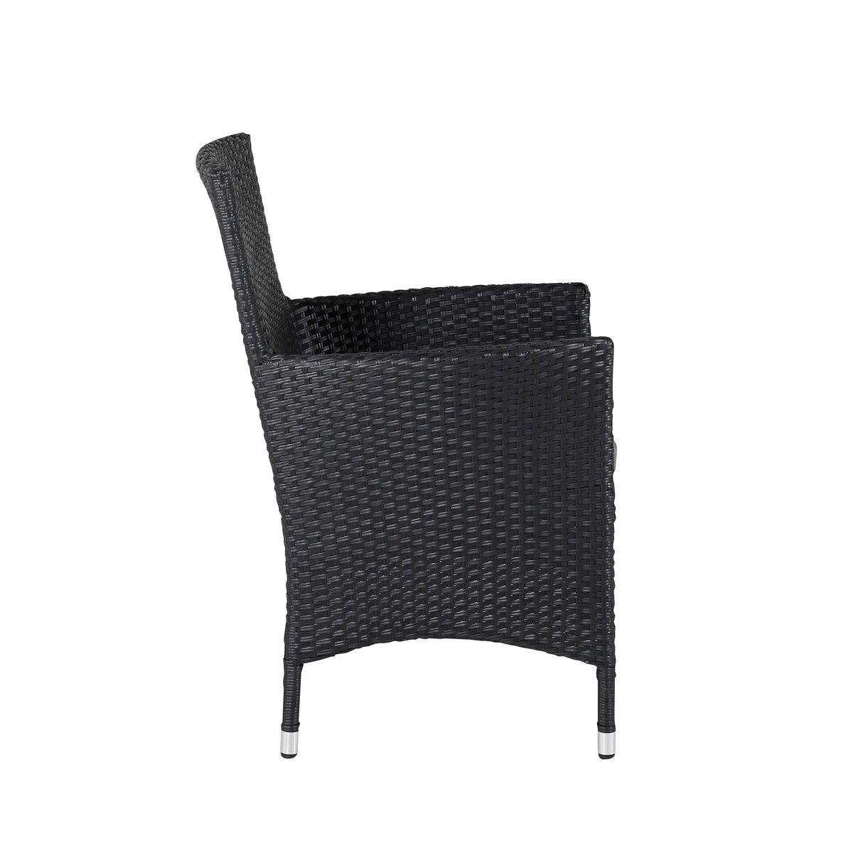 Malin Outdoor - Essstuhl - schwarz/Weidengeflecht - Outdoor - Essstühle - ALVAHOME