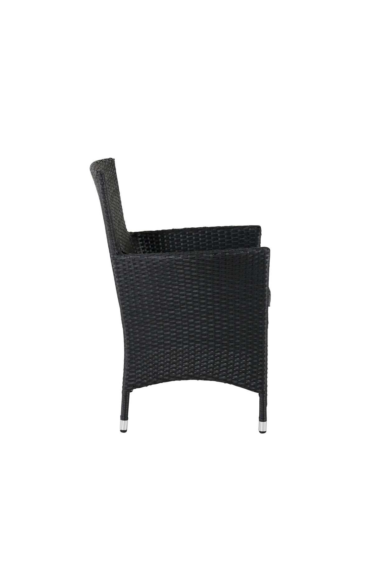 Malin Outdoor - Essstuhl - schwarz/Weidengeflecht - Outdoor - Essstühle - ALVAHOME