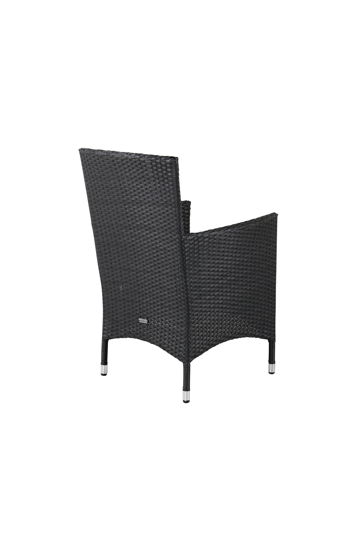 Malin Outdoor - Essstuhl - schwarz/Weidengeflecht - Outdoor - Essstühle - ALVAHOME