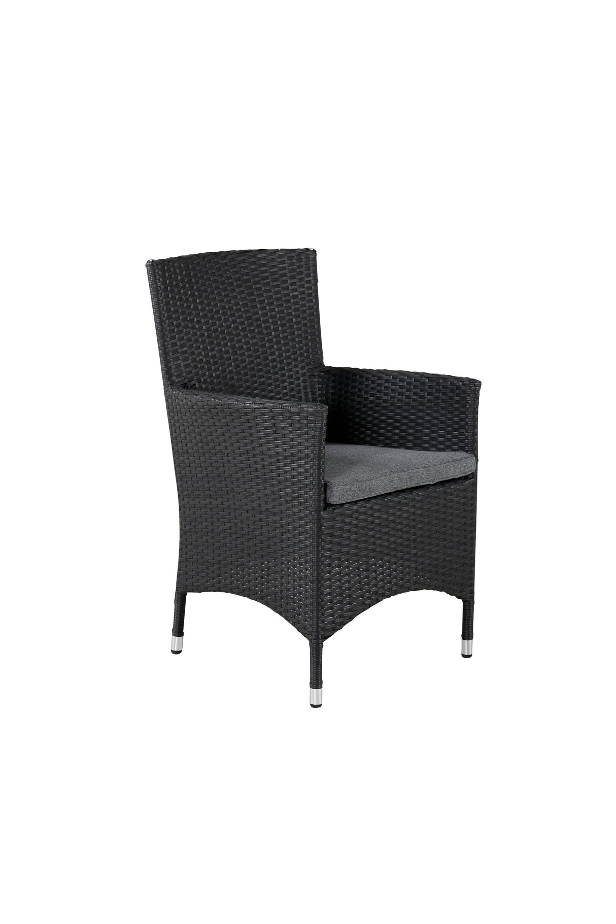 Malin Outdoor - Essstuhl - schwarz/Weidengeflecht - Outdoor - Essstühle - ALVAHOME