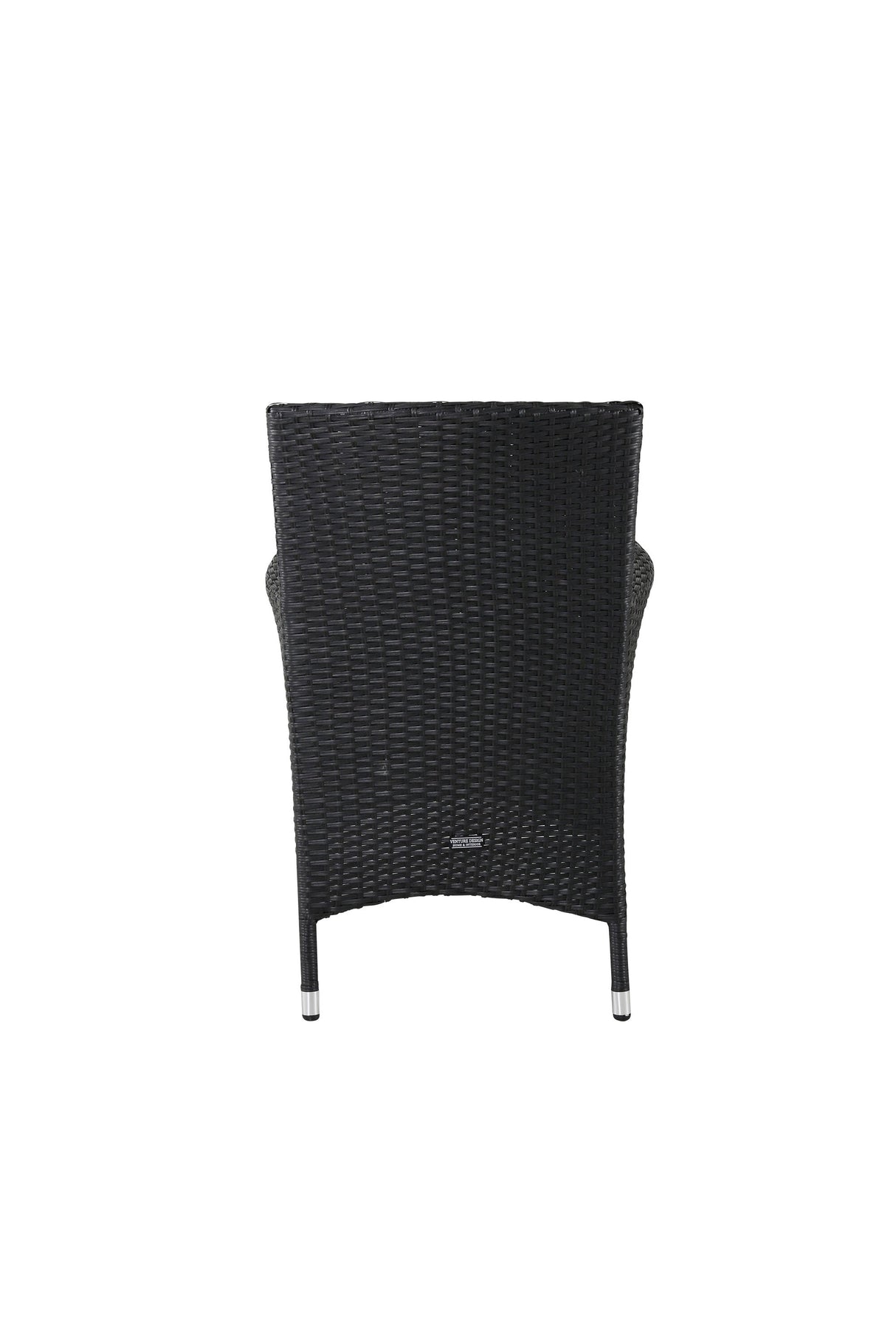Malin Outdoor - Essstuhl - schwarz/Weidengeflecht - Outdoor - Essstühle - ALVAHOME