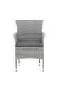 Malina Outdoor - Essstuhl - grau/Weidengeflecht - Outdoor - Essstühle - ALVAHOME