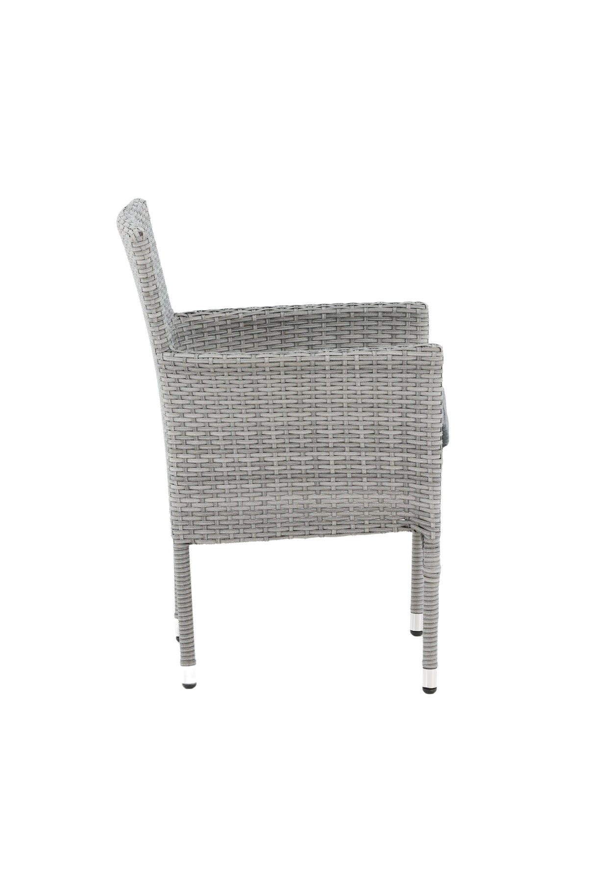Malina Outdoor - Essstuhl - grau/Weidengeflecht - Outdoor - Essstühle - ALVAHOME
