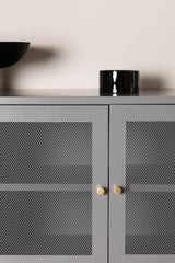 Malla Schrank - hellgrau/Stahl - Schränke - ALVAHOME
