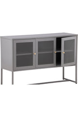 Malla Schrank - hellgrau/Stahl - Schränke - ALVAHOME