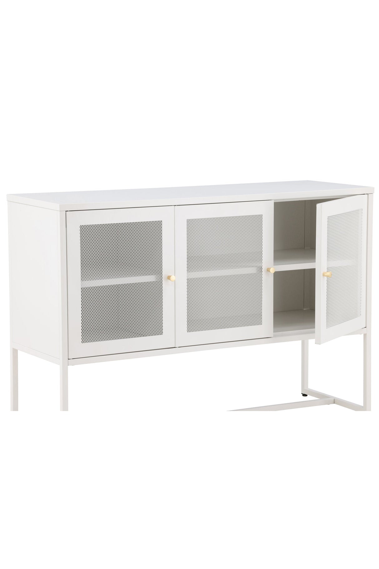 Malla Schrank - weiß/Stahl - Schränke - ALVAHOME
