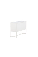 Malla Schrank - weiß/Stahl - Schränke - ALVAHOME