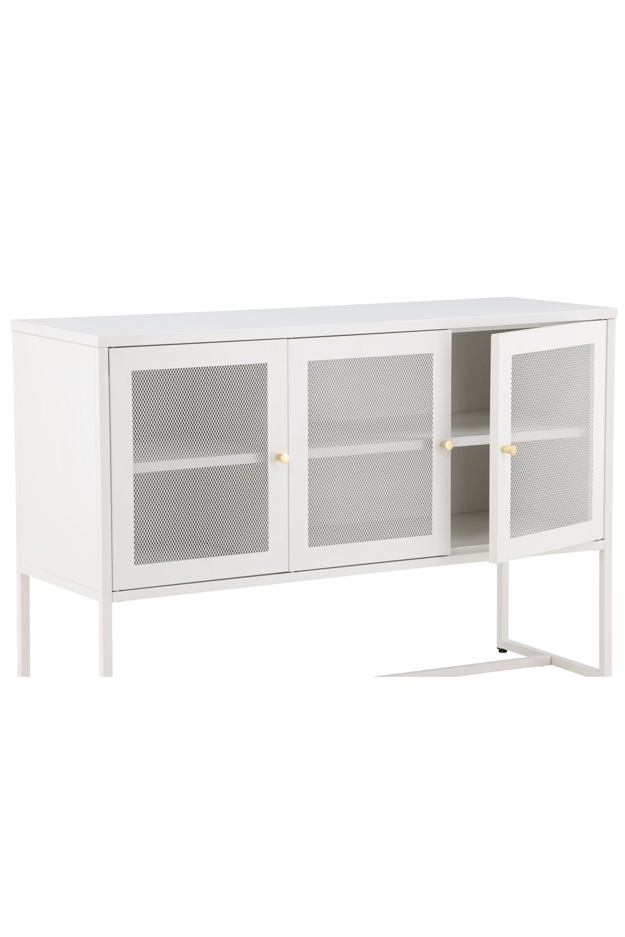Malla Schrank - weiß/Stahl - Schränke - ALVAHOME