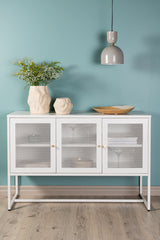 Malla Schrank - weiß/Stahl - Schränke - ALVAHOME