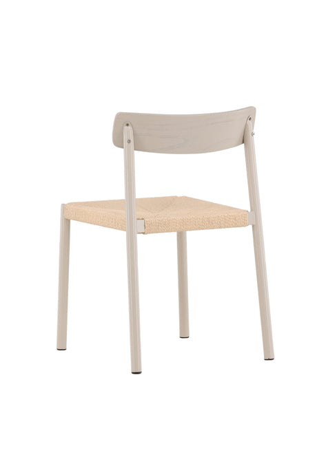 Malmön Esszimmerstuhl - greige/Stahl - Essstühle - ALVAHOME