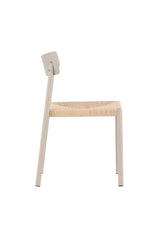 Malmön Esszimmerstuhl - greige/Stahl - Essstühle - ALVAHOME