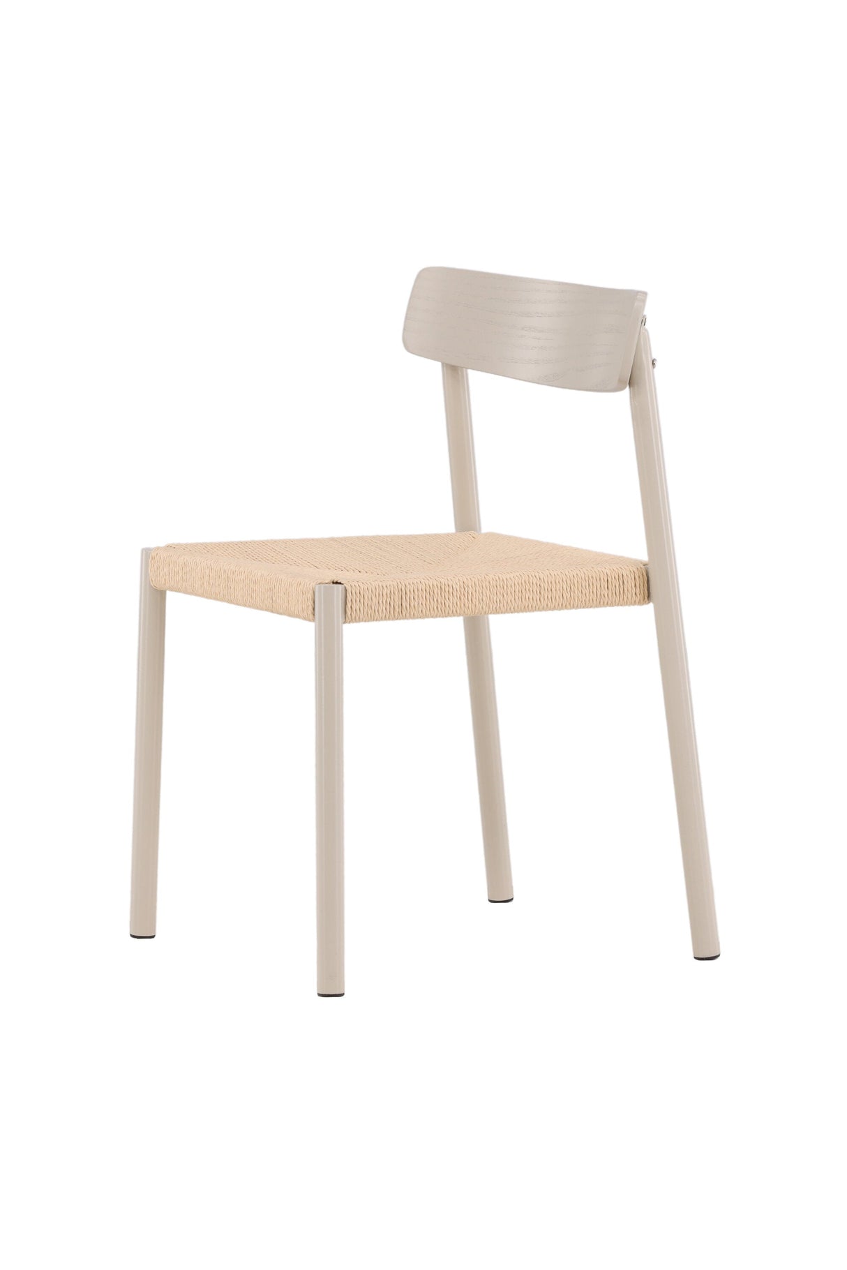 Malmön Esszimmerstuhl - greige/Stahl - Essstühle - ALVAHOME