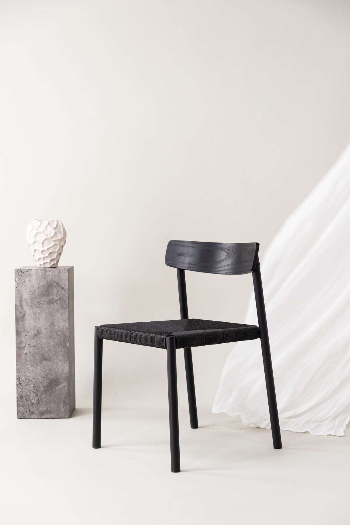 Malmön Esszimmerstuhl - schwarz/Stahl - Essstühle - ALVAHOME