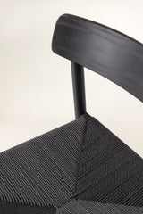 Malmön Esszimmerstuhl - schwarz/Stahl - Essstühle - ALVAHOME