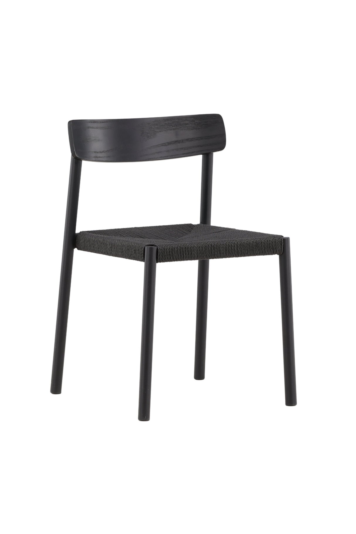 Malmön Esszimmerstuhl - schwarz/Stahl - Essstühle - ALVAHOME