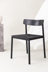 Malmön Esszimmerstuhl - schwarz/Stahl - Essstühle - ALVAHOME