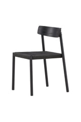Malmön Esszimmerstuhl - schwarz/Stahl - Essstühle - ALVAHOME