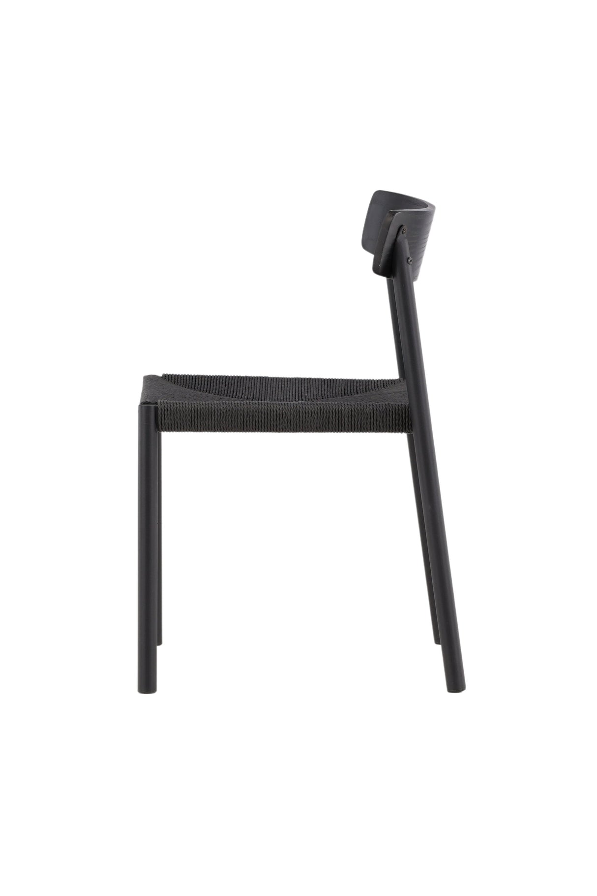 Malmön Esszimmerstuhl - schwarz/Stahl - Essstühle - ALVAHOME