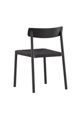 Malmön Esszimmerstuhl - schwarz/Stahl - Essstühle - ALVAHOME