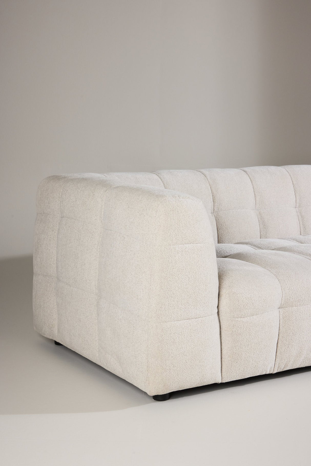 Malou 3 - Sitzer Sofa - beige/Polyester - 3 - Sitzer Sofas - ALVAHOME