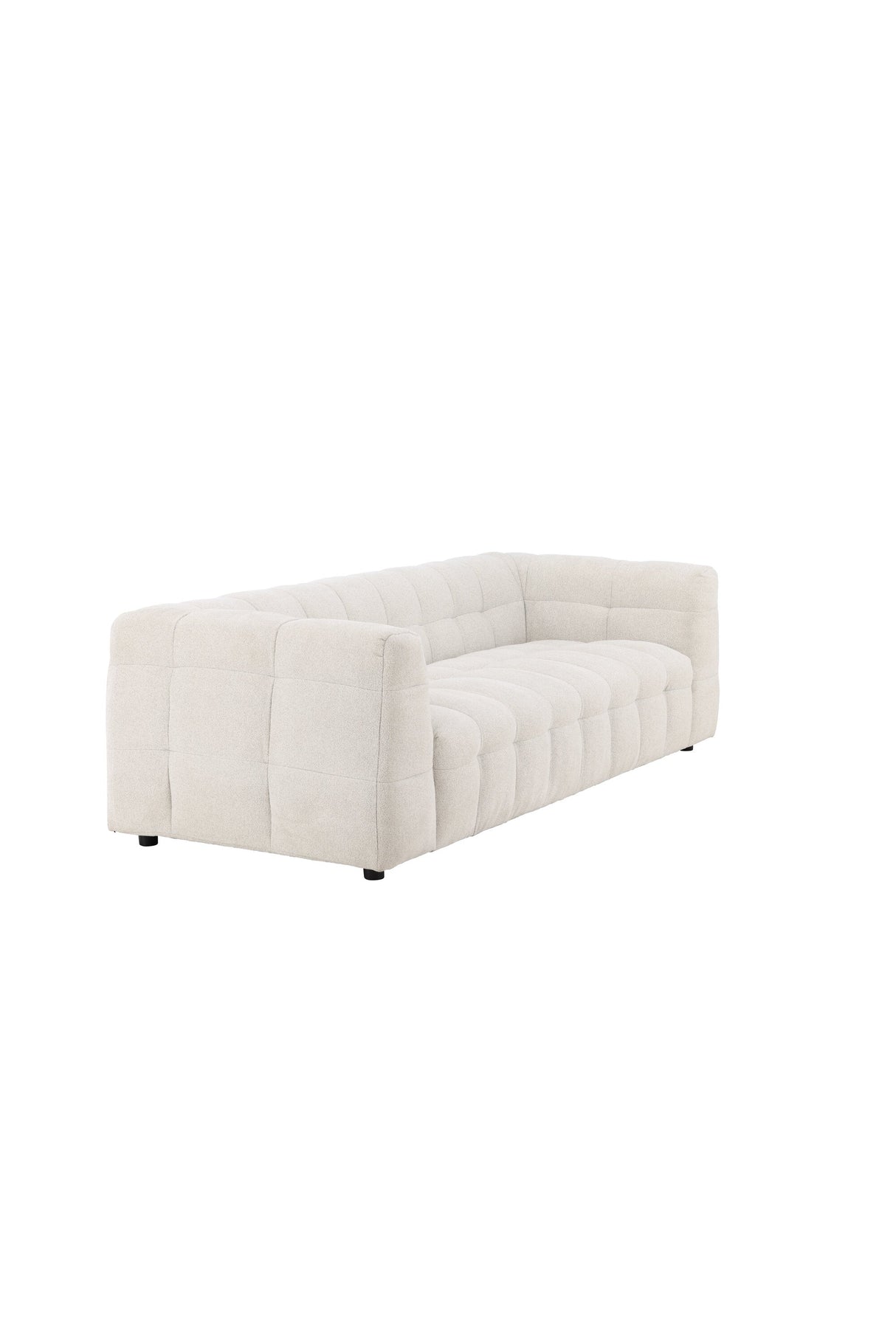 Malou 3 - Sitzer Sofa - beige/Polyester - 3 - Sitzer Sofas - ALVAHOME