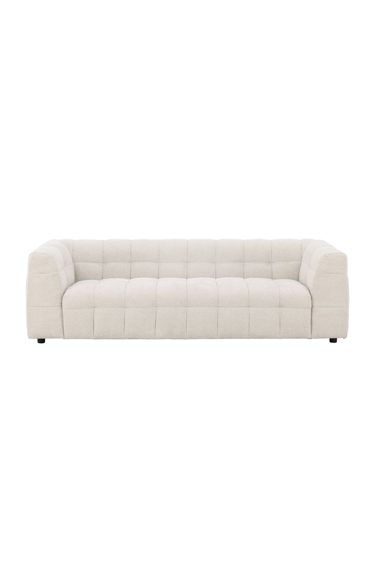 Malou 3 - Sitzer Sofa - beige/Polyester - 3 - Sitzer Sofas - ALVAHOME