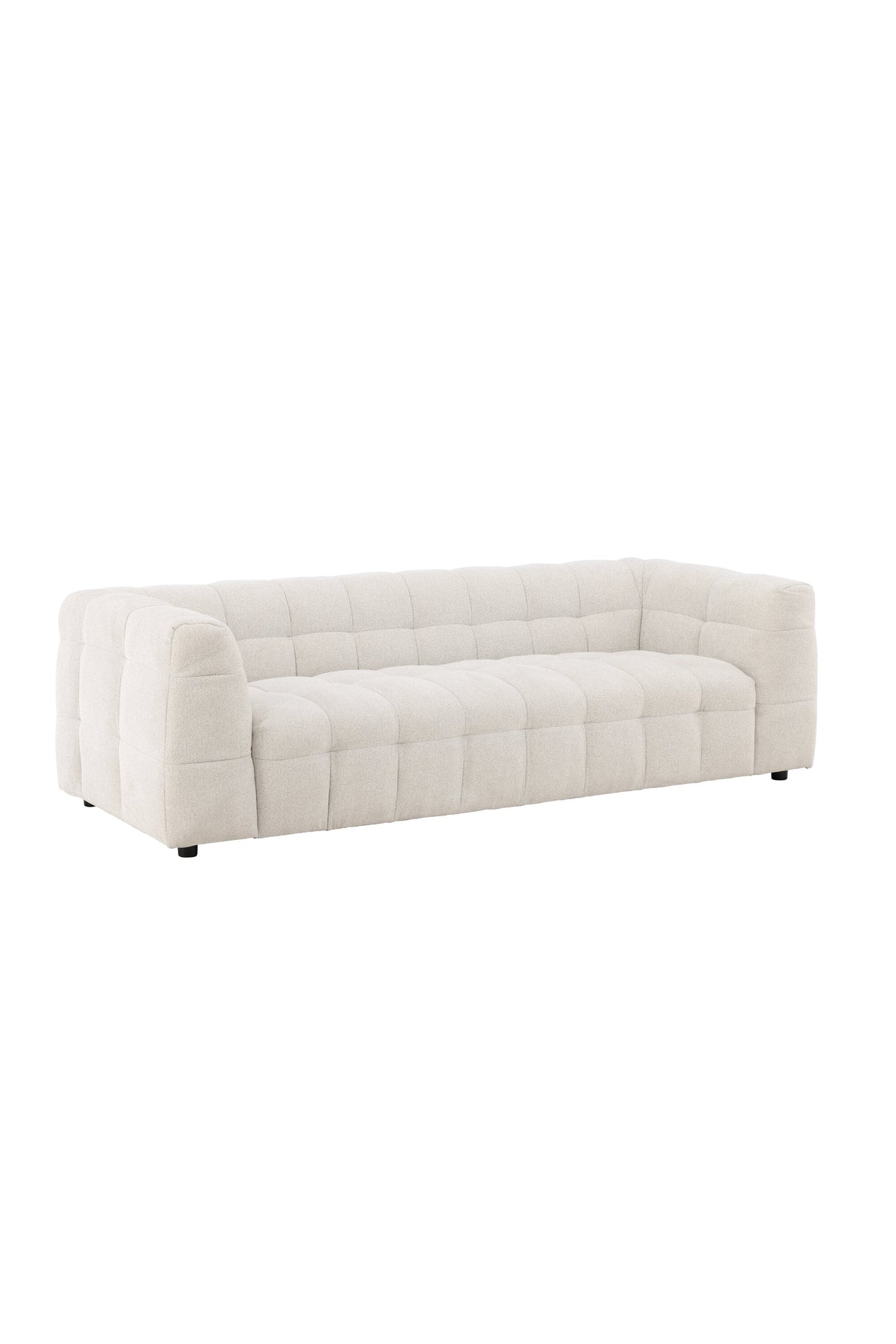 Malou 3 - Sitzer Sofa - beige/Polyester - 3 - Sitzer Sofas - ALVAHOME