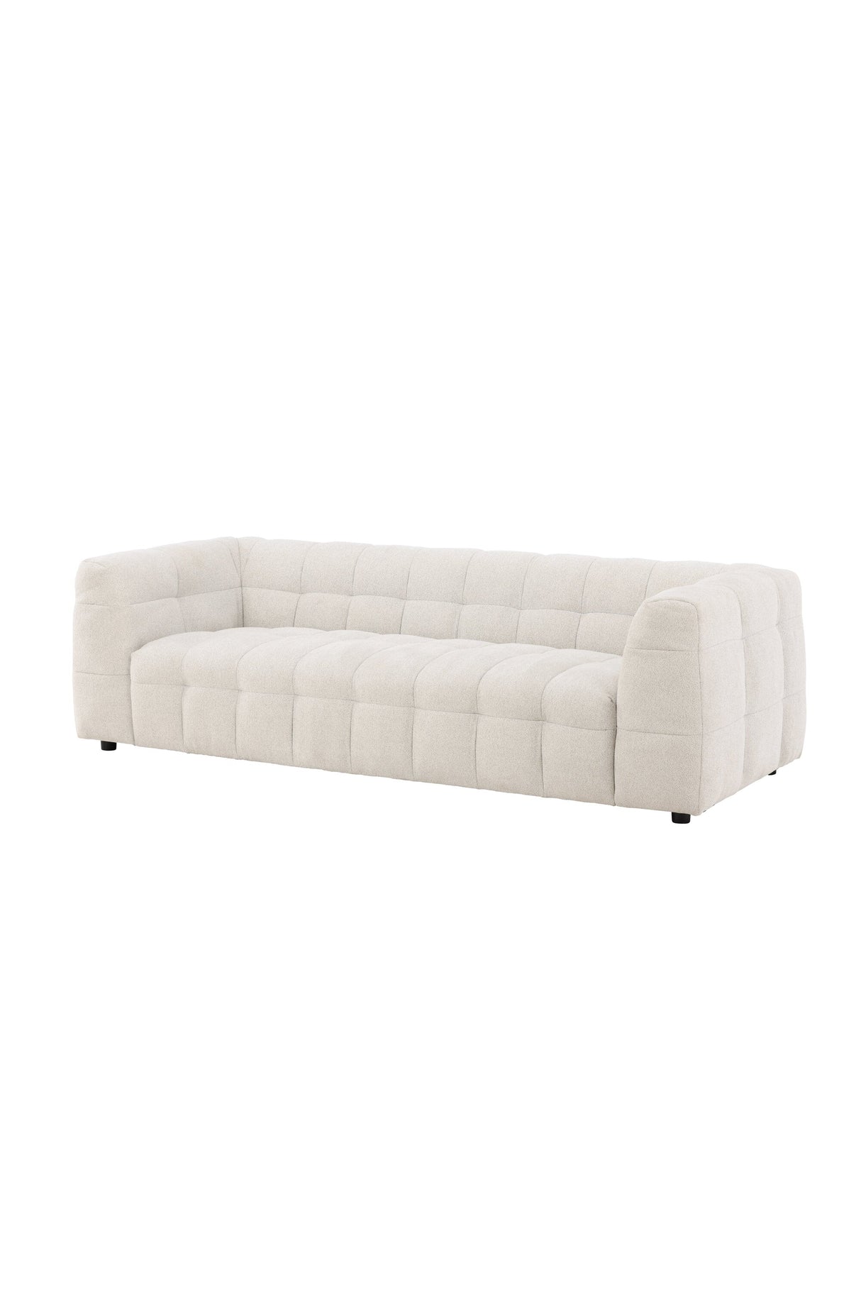 Malou 3 - Sitzer Sofa - beige/Polyester - 3 - Sitzer Sofas - ALVAHOME