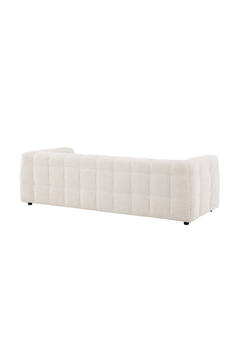 Malou 3 - Sitzer Sofa - beige/Polyester - 3 - Sitzer Sofas - ALVAHOME