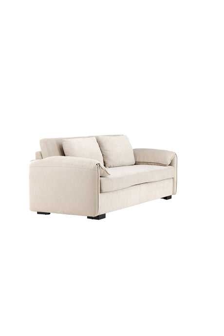 Malva 3 - Sitzer Sofa - beige/Polyester - 3 - Sitzer Sofas - ALVAHOME
