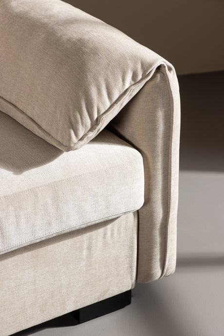 Malva 3 - Sitzer Sofa - beige/Polyester - 3 - Sitzer Sofas - ALVAHOME